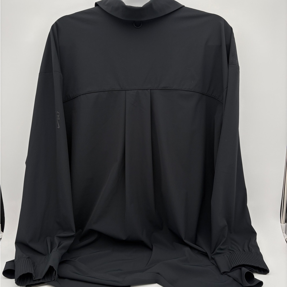 NWT Nike Women's 24 7 Perfect Stretch Dri FIT Med BlackTraining Exercise Shirt - Picture 4 of 9